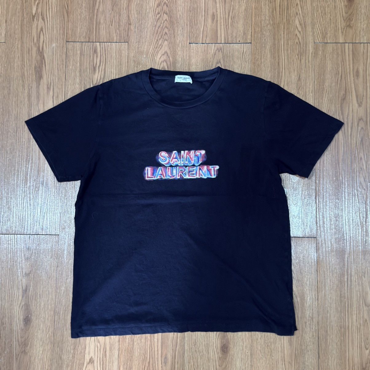 Saint Laurent Paris “To The Moon And Back” Saint Laurent T Shirt