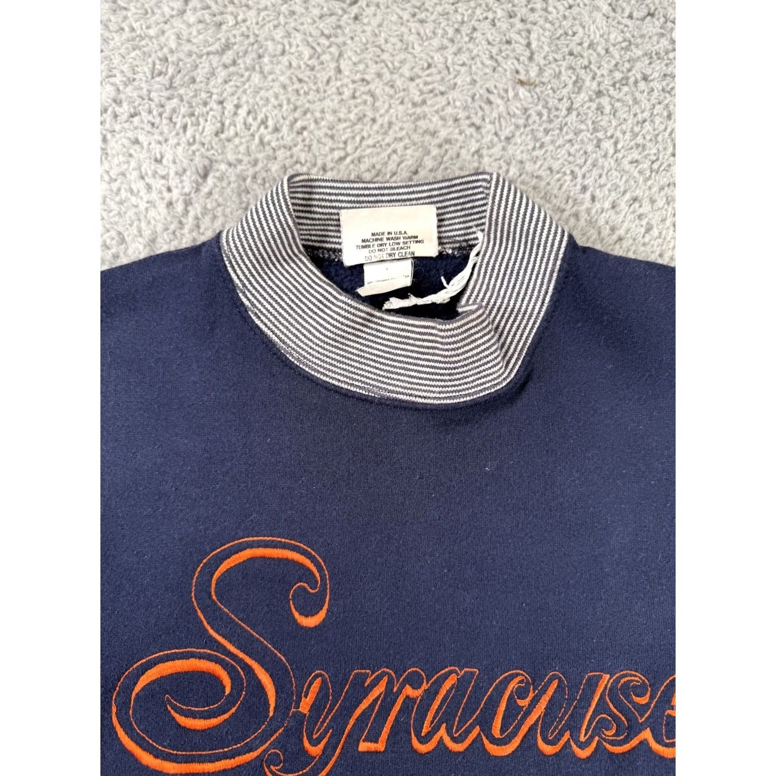 Vintage VINTAGE Team Edition Sweatshirt Mens Medium Blue Graphic Print 90s Sports Embroidered Logo, Cotton/Poly Fleece, Crew Neck, Long Sleeve Size US M / EU 48-50 / 2 - 7 Thumbnail
