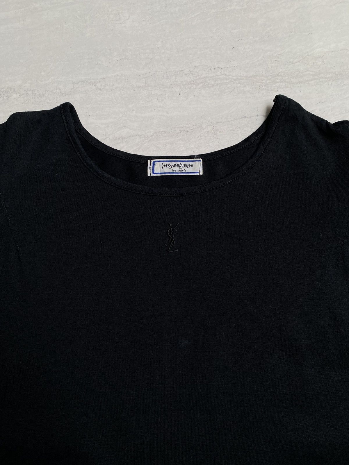 Yves Saint Laurent YSL Yves Saint Laurent Black T-shirt Size US XS / EU 42 / 0 - 9 Thumbnail