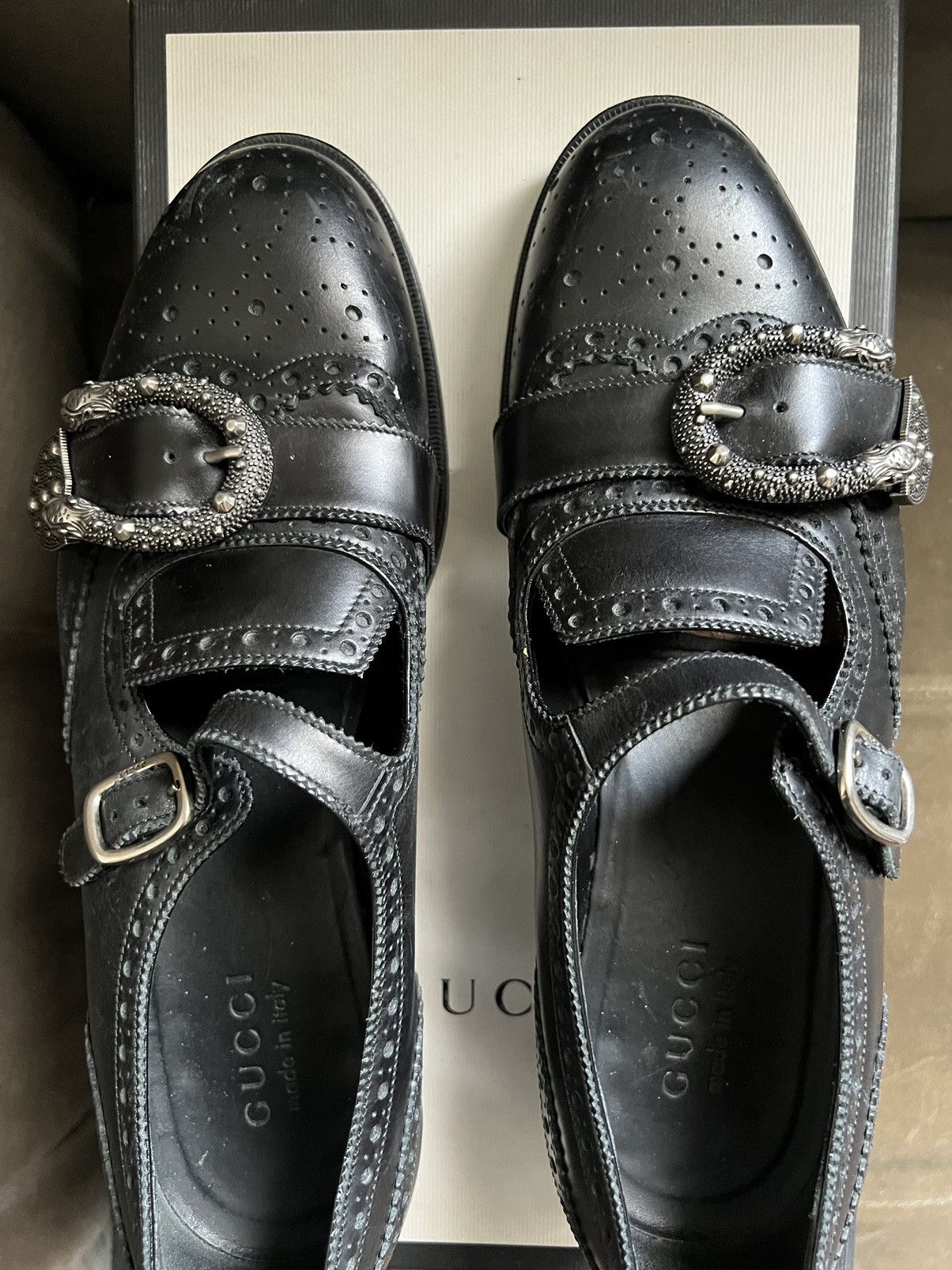 Gucci Queercore Leather Lace Ups Size US 8.5 / EU 41-42 - 6 Thumbnail