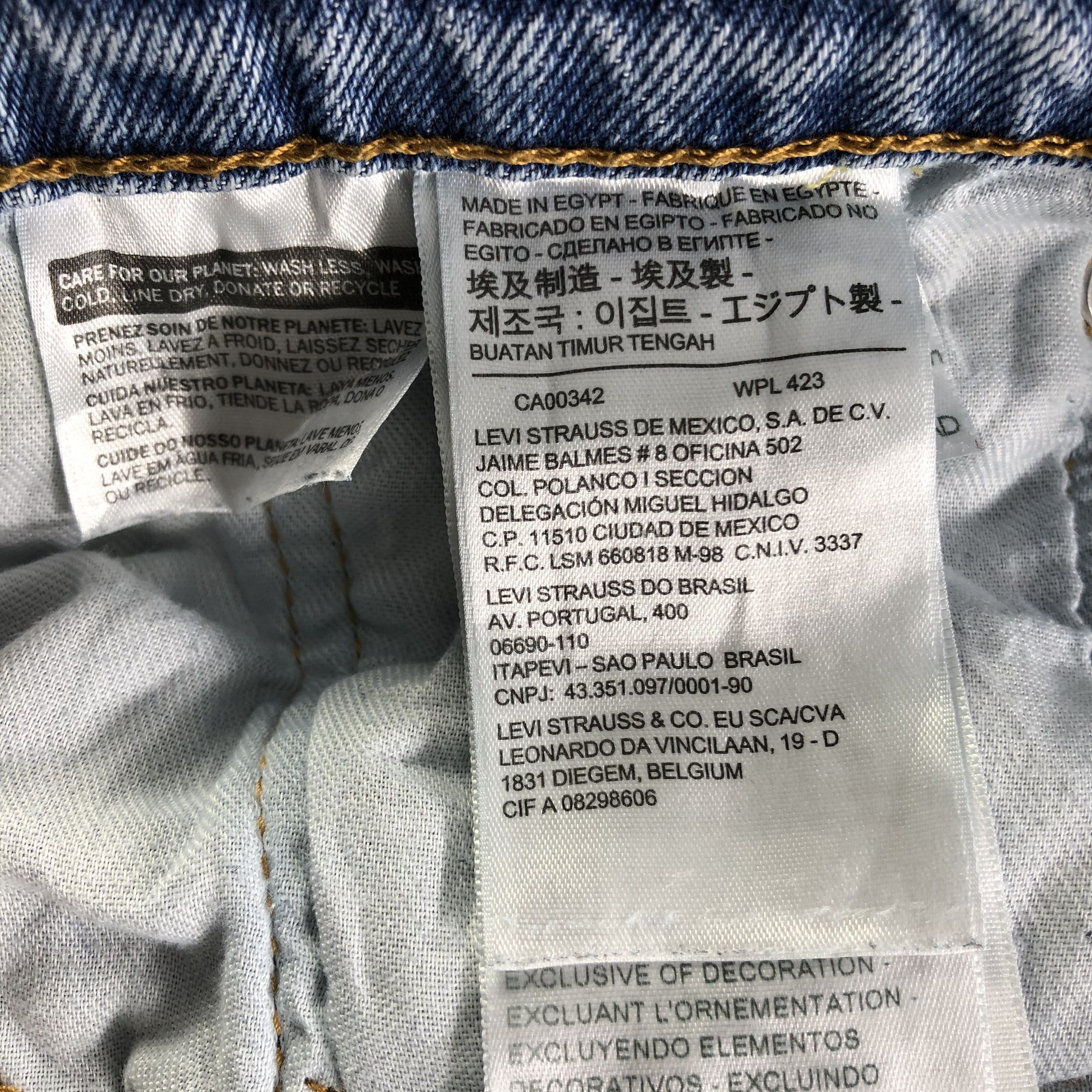 Levi's Vintage Light Wash Levis 541 Jeans-J4319 Size US 43 - 11 Thumbnail