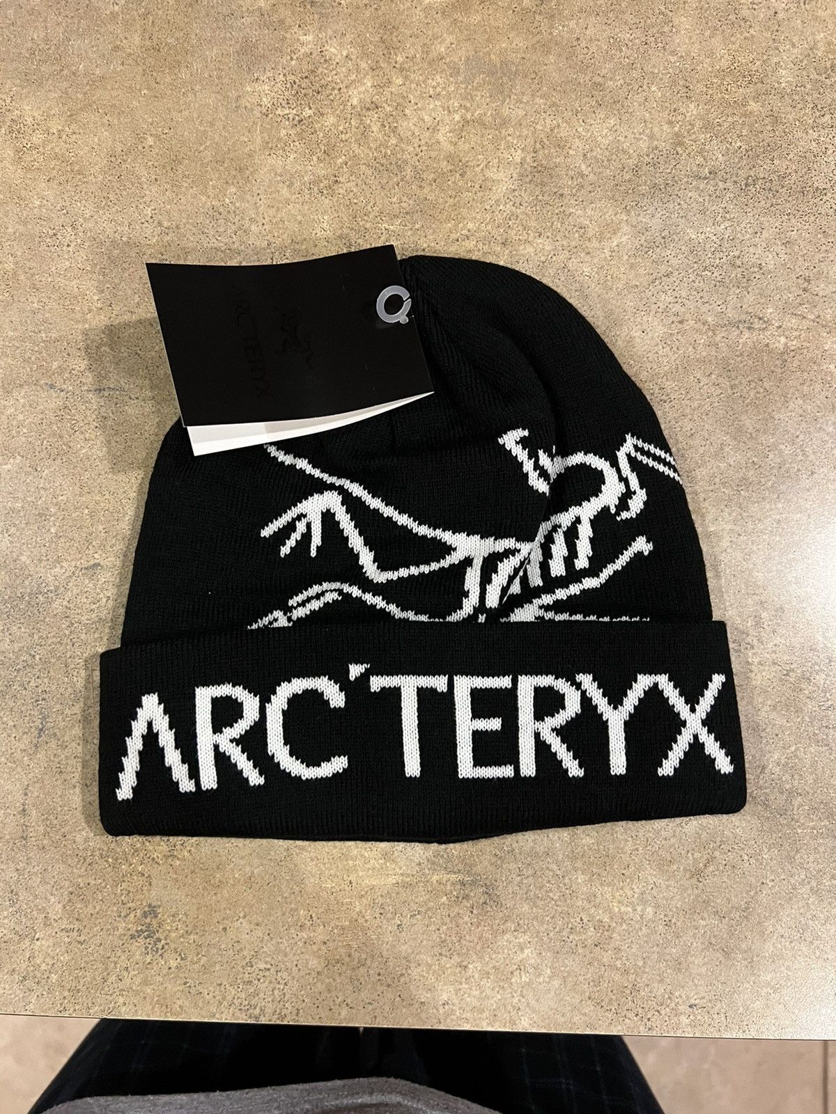 Arc\'teryx Black and White Beanie Arcteryx Beanie Black and White Arc main image 3