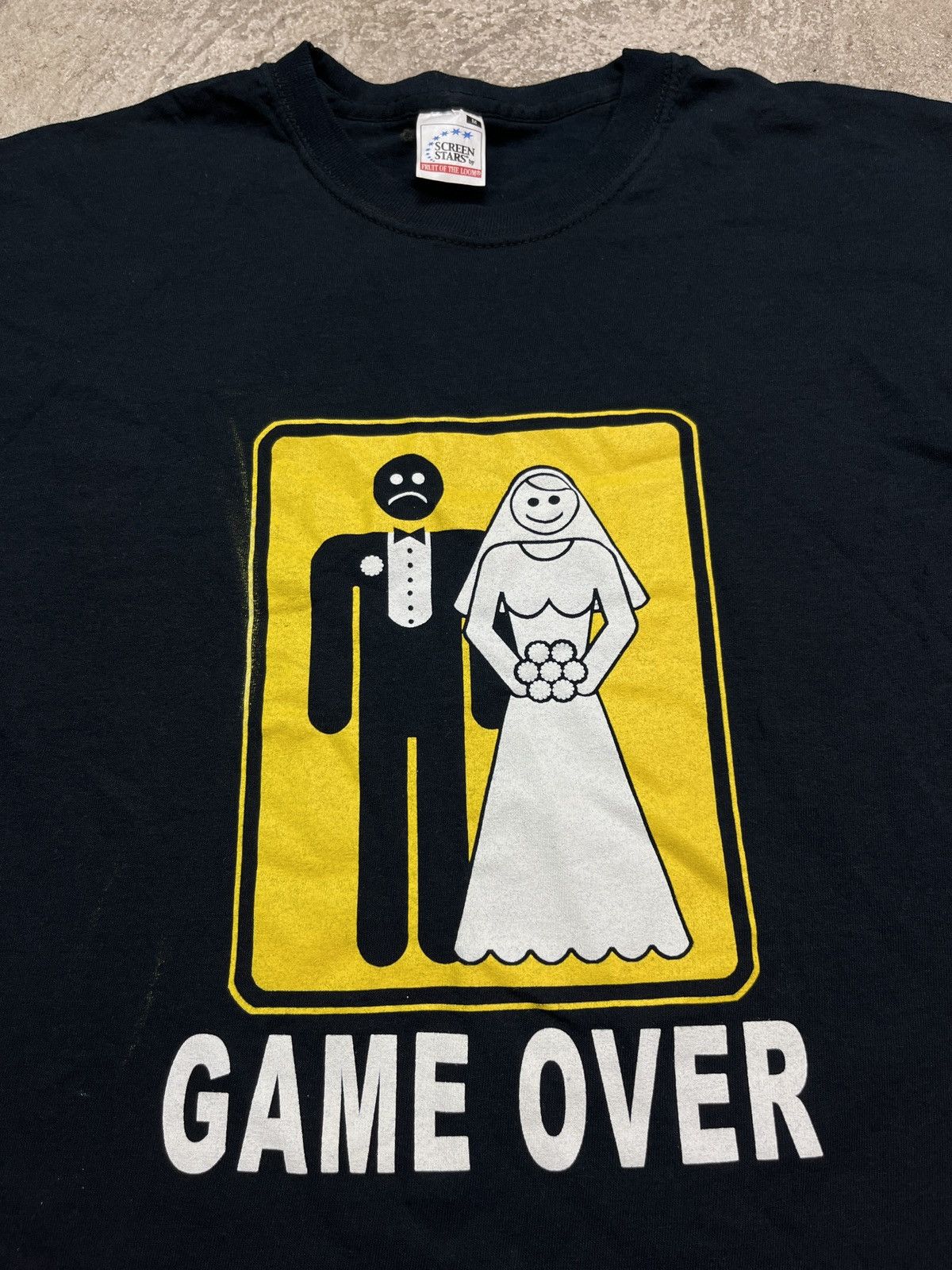 Vintage 1990s GAME OVER TEE - LOT № 712 Size US M / EU 48-50 / 2 - 3 Thumbnail