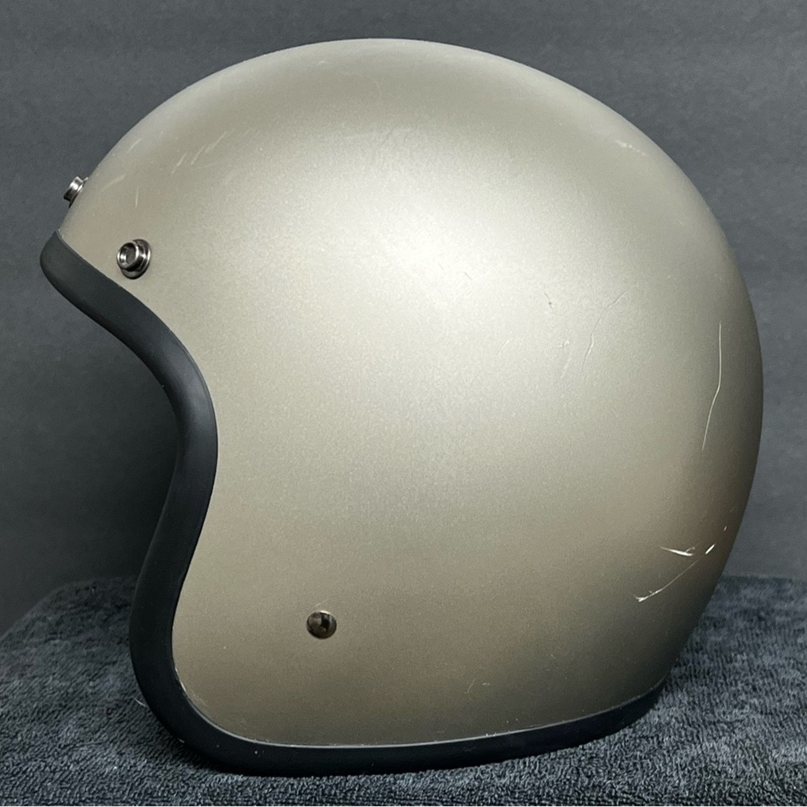 Harley Davidson Biltwell Inc. Bonanza Solid Motorcycle Helmet - Titanium Size ONE SIZE - 2 Thumbnail