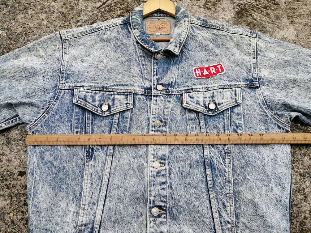 Big John × Vintage Vintage Big John Acid Wash Denim Jacket Size US L / EU 52-54 / 3 - 3 Thumbnail