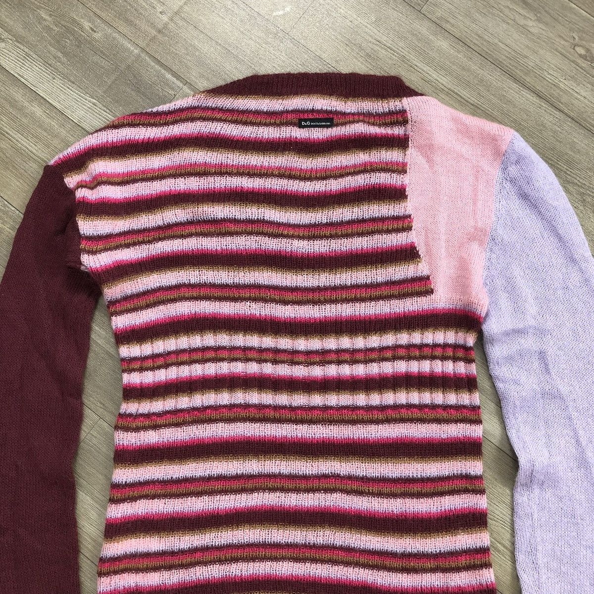 Dolce & Gabbana 1990s Dolce & Gabbana Multicolor Wool Sweatshirt Designer Size US M / EU 48-50 / 2 - 11 Thumbnail