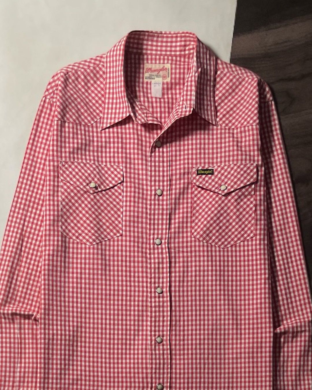 Wrangler Western Shirt Double Pocket WRANGLER Size L Size US L / EU 52-54 / 3 - 2 Thumbnail