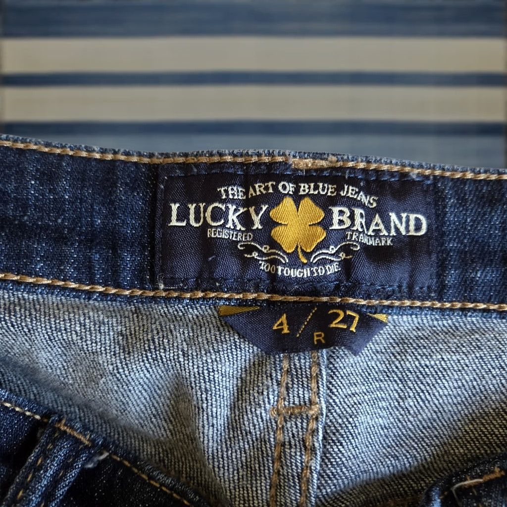 Lucky Brand Jeans Women's Size 4 30x32 Bootcut Mid Rise Cotton Stretch Blue, Women's (Size 27)