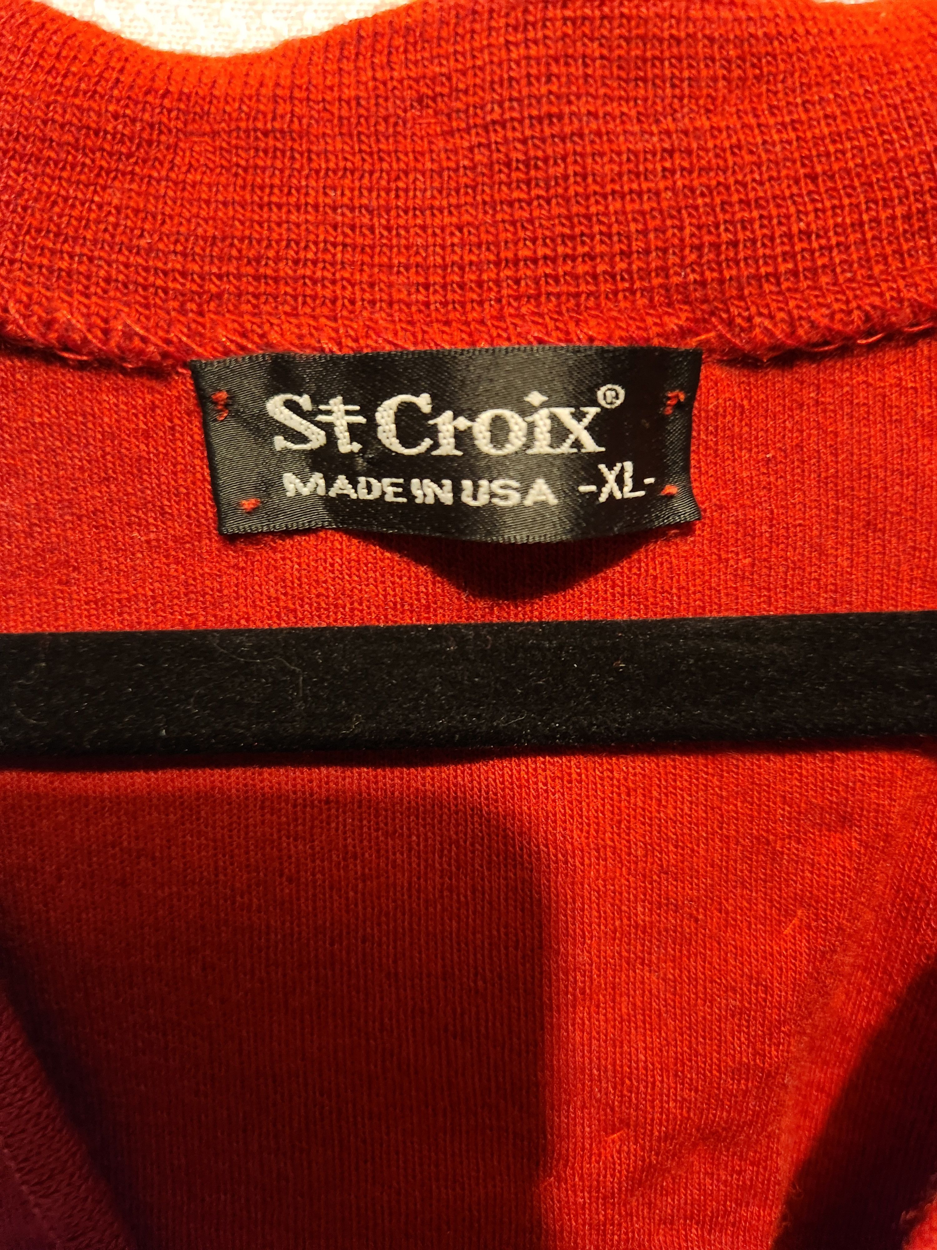 St. Croix Vintage 100% Wool Men's Christmas Cardigan Vest Size US XL / EU 56 / 4 - 3 Thumbnail