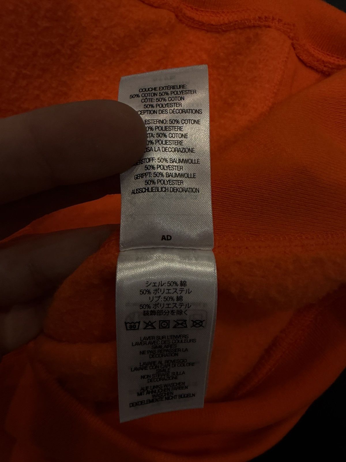 Supreme Size L - Supreme Washed Old English Hooded Sweatshirt Size US L / EU 52-54 / 3 - 12 Thumbnail