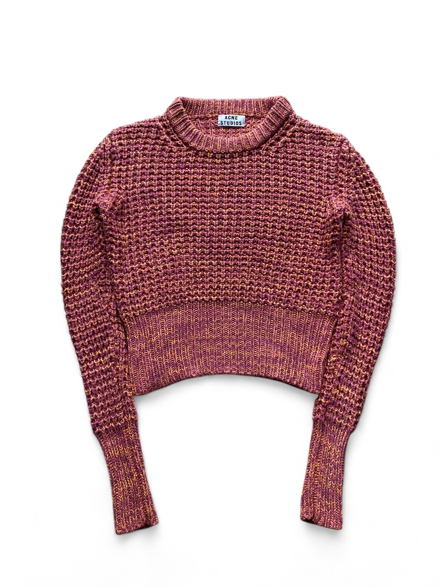 Acne Studios Acne Studios Lia Twist Sweater Kotton Knit Mesh Size XS / US 0-2 / IT 36-38 - 1 Thumbnail