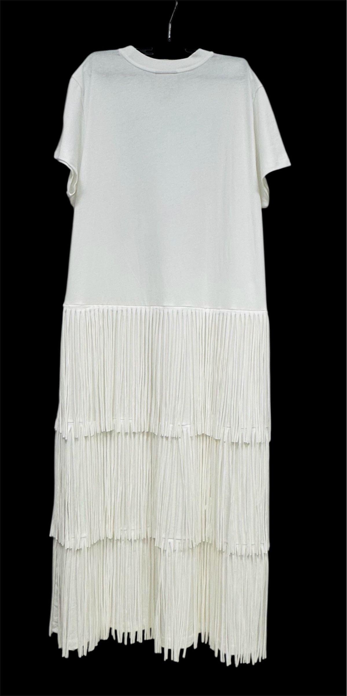 Farm Rio Copacabana Fringes T-Shirt Dress Size L / US 10 / IT 46 - 3 Thumbnail