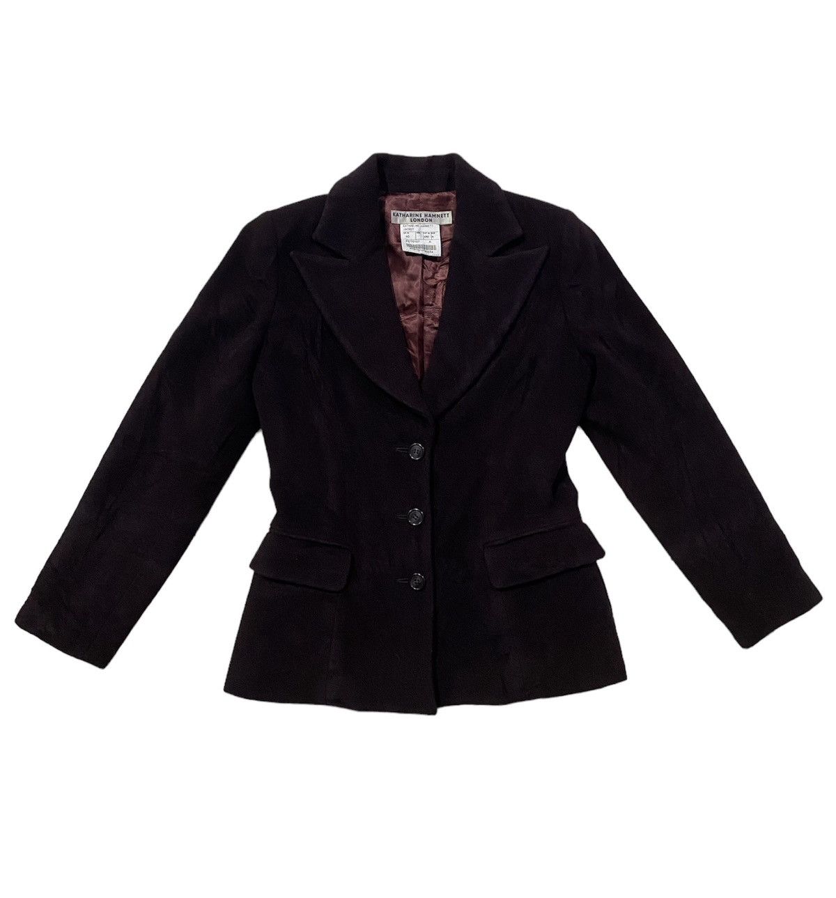 katharine hamnett london wool blazer