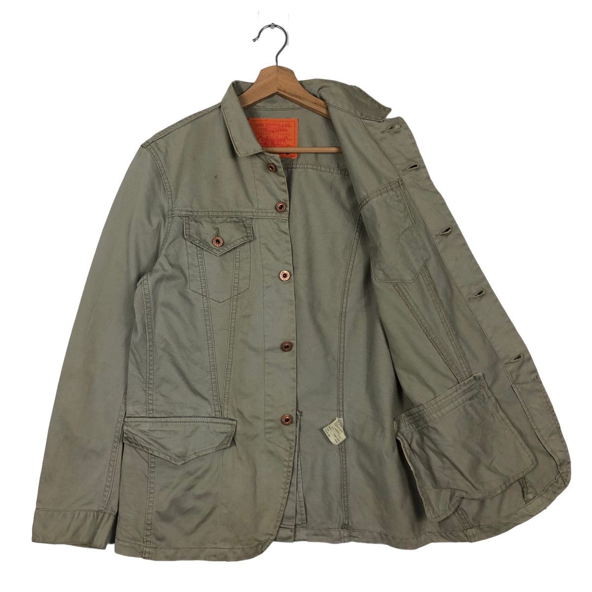 Levi's 🔥90’s Vintage Chore Work Jacket Levi’s Multi Pocket Size US M / EU 48-50 / 2 - 9 Thumbnail
