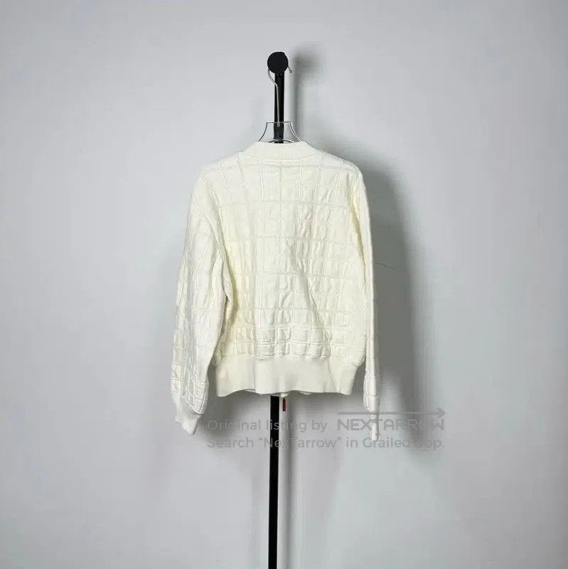 Chanel Chanel White Cotton Women's Jacket . Size L / US 10 / IT 46 - 2 Thumbnail