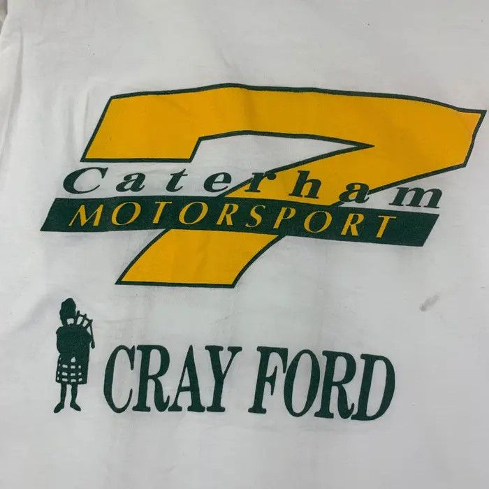 Vintage Vintage 1996 CATERHAM MOTORSPORT Cray Ford Tee Shirt Size US M / EU 48-50 / 2 - 3 Thumbnail