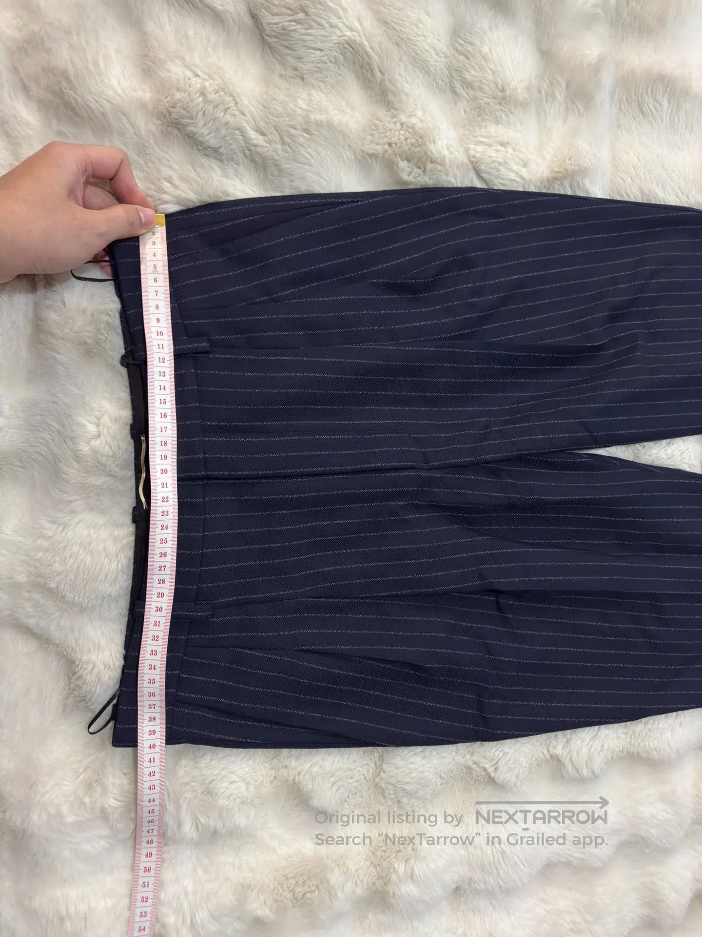 Saint Laurent Paris Saint Laurent Paris Double Pleat Flannel Trousers| Size US 28 / EU 44 - 7 Thumbnail