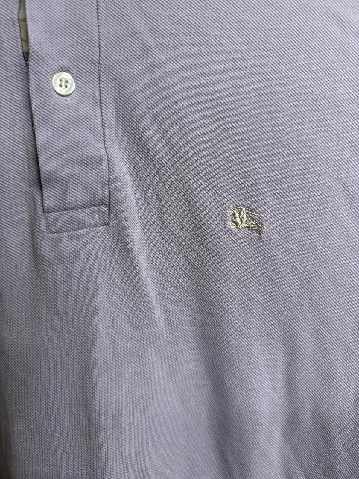 Burberry Burberry London Polo Tee - Light Purple Shirt XL Size US XL / EU 56 / 4 - 3 Thumbnail