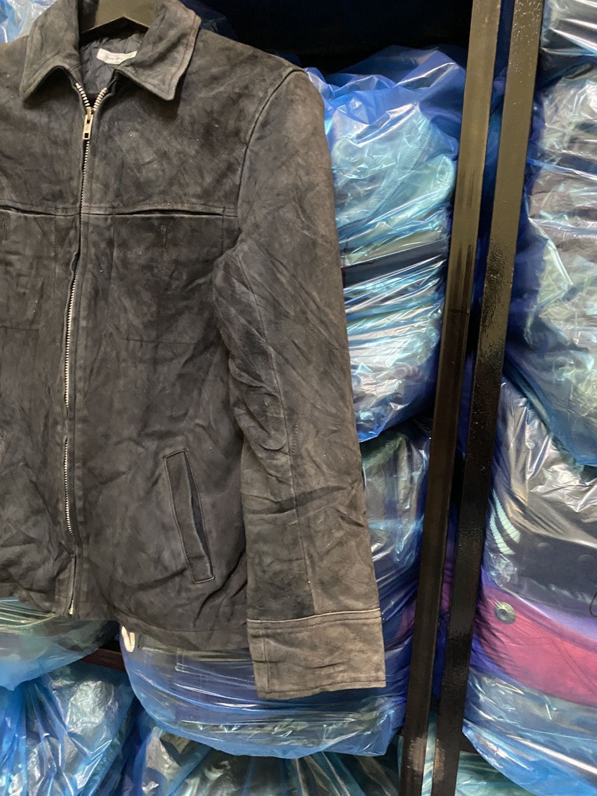 Japanese Brand Blanc Bleu Minuit Vintage Black Suede Jacket Timeless Appeal Size US XS / EU 42 / 0 - 4 Thumbnail