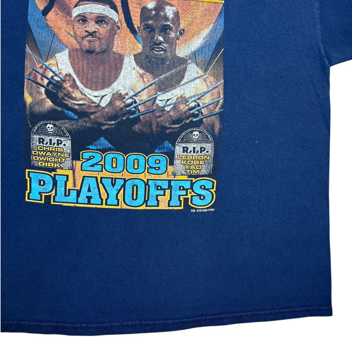 NBA 2009 Denver Nuggets Playoffs Carmelo Chauncey Wolverine Tee Size US XXL / EU 58 / 5 - 7 Thumbnail