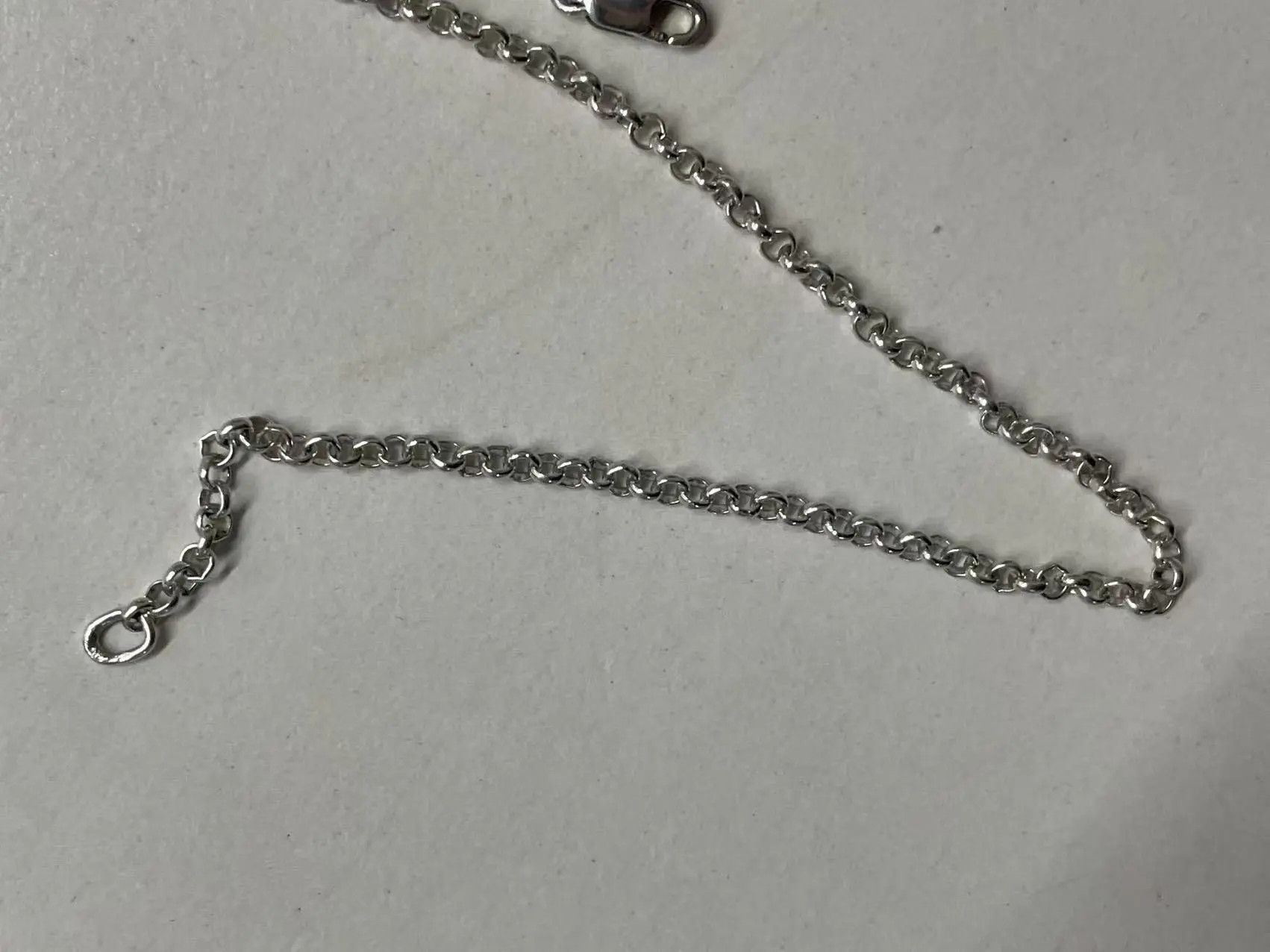 Chrome Hearts Chrome Hearts Silver Safty Pin Roll Chain Necklace Size ONE SIZE - 10 Thumbnail