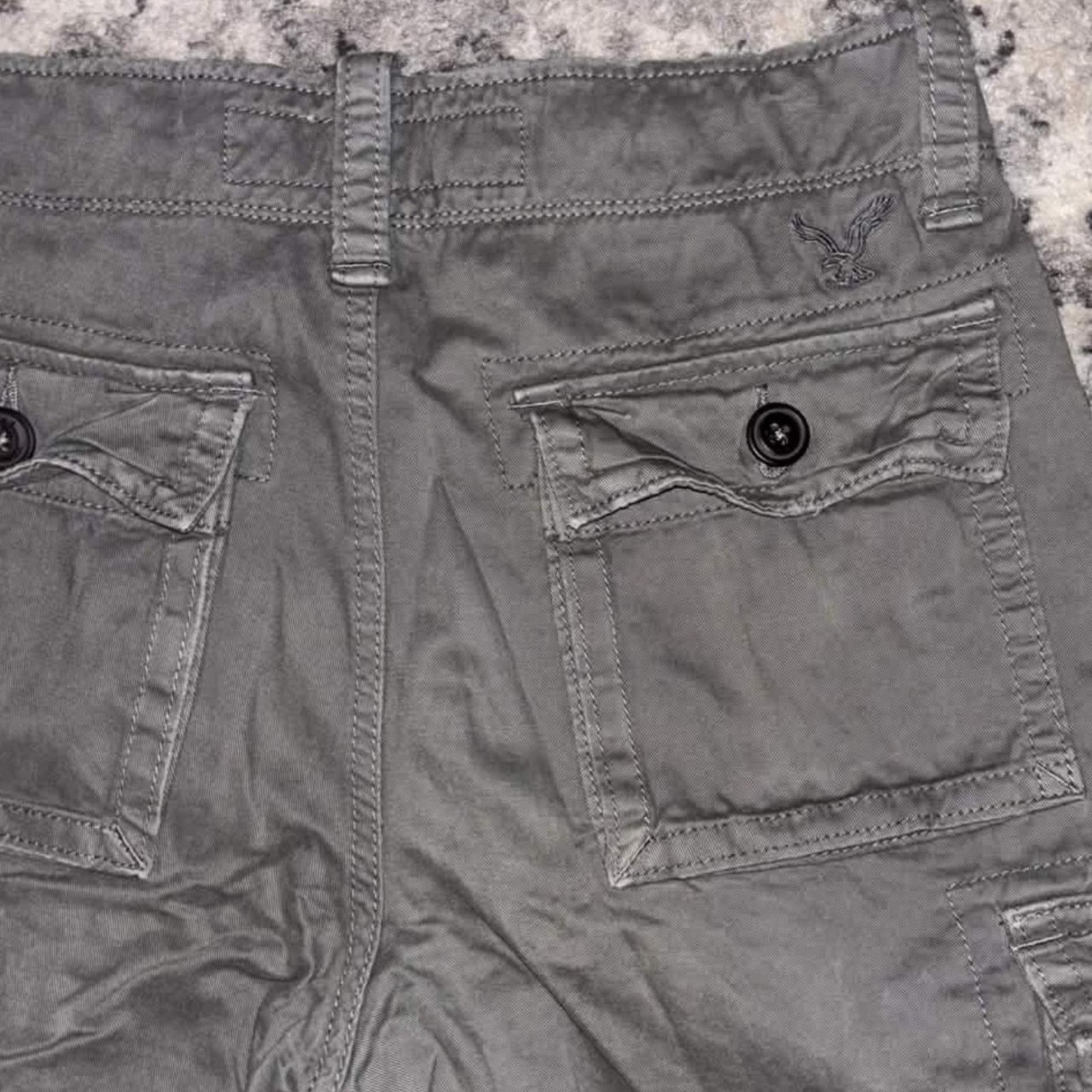 American Eagle Outfitters Y2K American Eagle Tactical Cargo Shorts Size US 28 / EU 44 - 5 Thumbnail