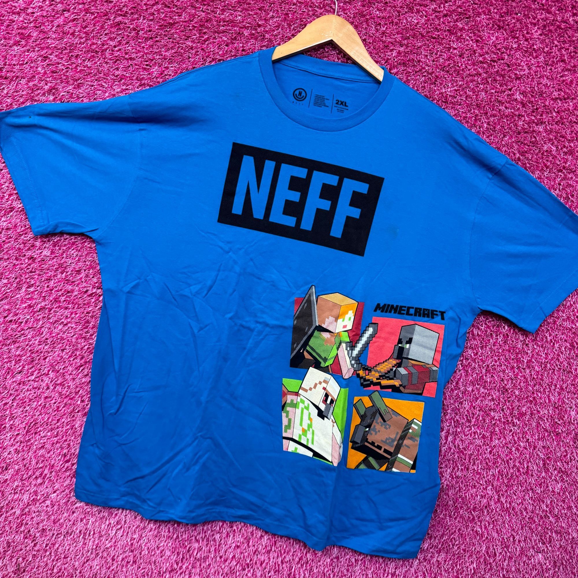 NEFF NEFF Minecraft T-shirt Size 2XL Size US XXL / EU 58 / 5 - 3 Thumbnail