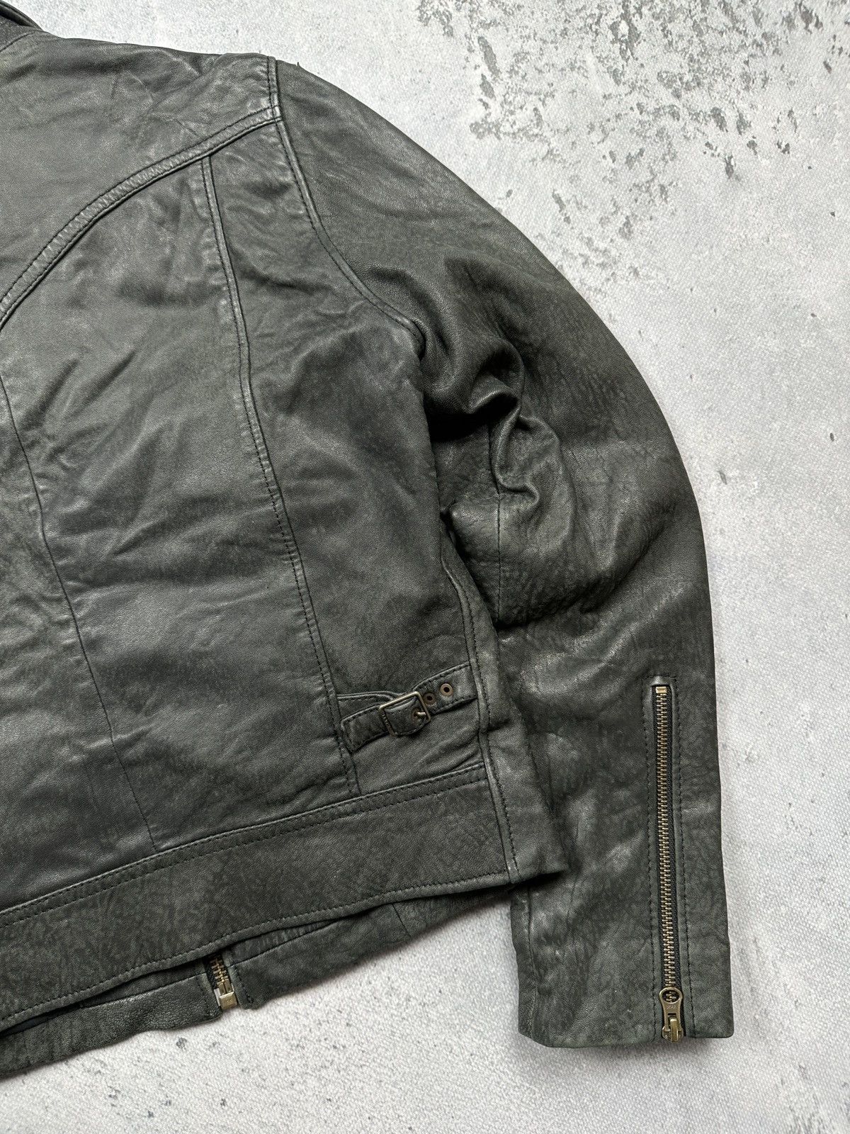 Levi's Vintage Levi’s Sample Leather Jacket Western Cut 90s Rare Size S / US 4 / IT 40 - 16 Thumbnail