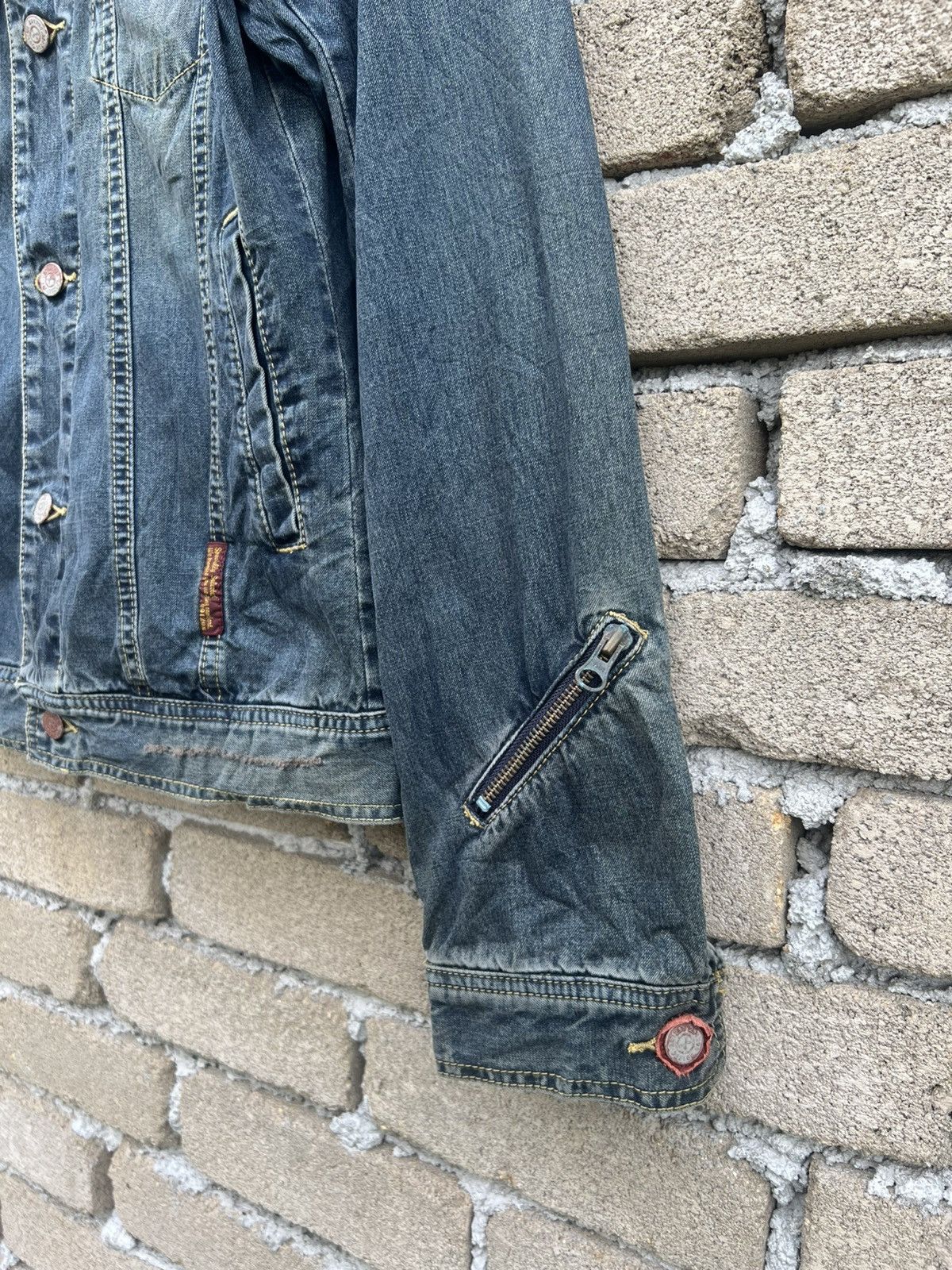 291295=Homme 291295 Homme Skull Denim Jacket Size US S / EU 44-46 / 1 - 9 Thumbnail