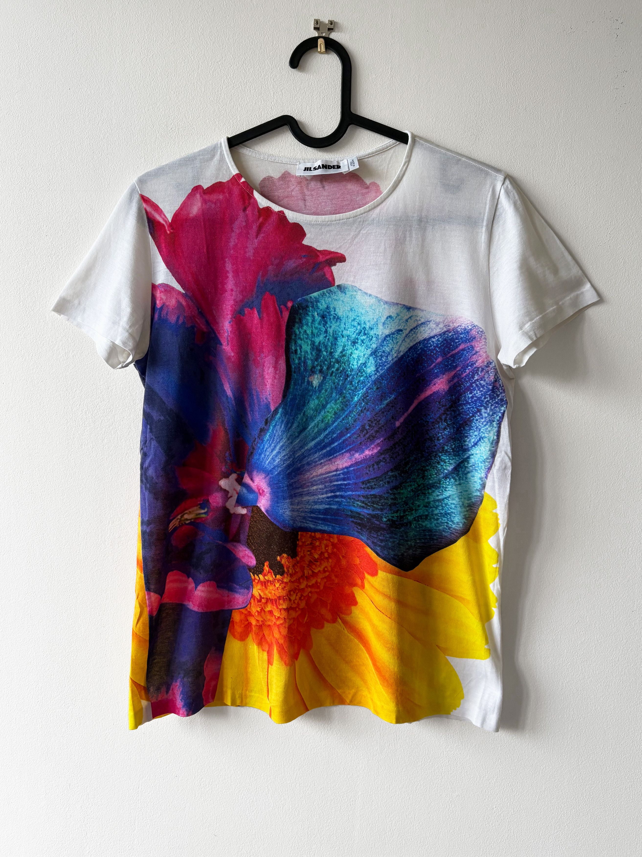 Jil Sander Jil Sander by Raf Simons SS11 flower tshirt Size S / US 4 / IT 40 - 1 Thumbnail