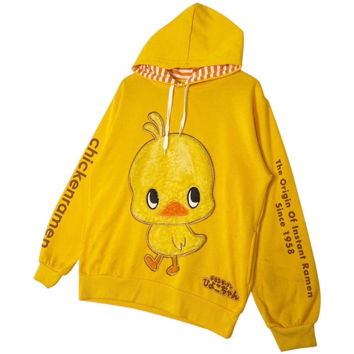Vintage Vintage Chicken Ramen Hoodie Sweater Yellow Pullover Size L Size L / US 10 / IT 46 - 2 Thumbnail
