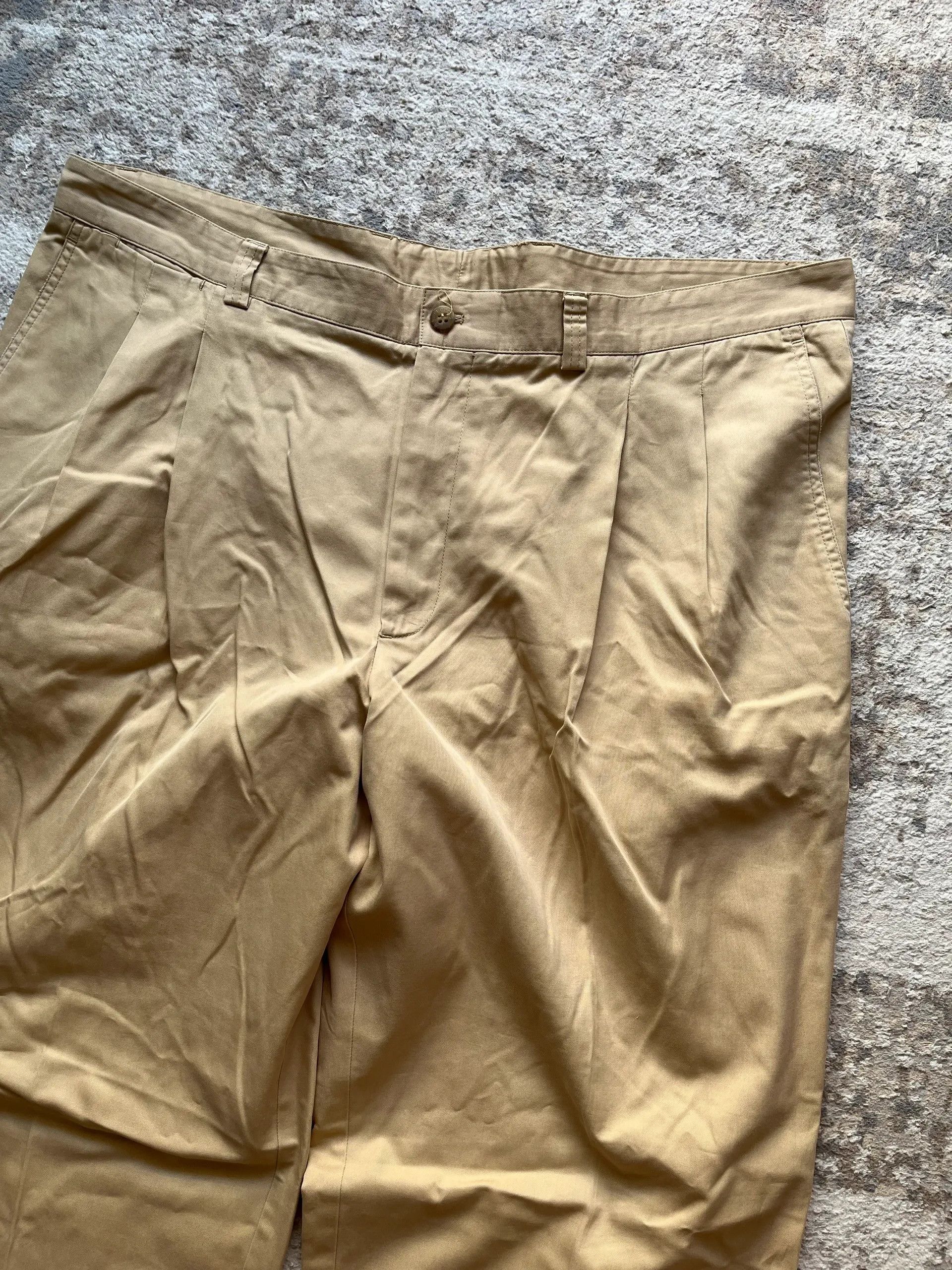 Burberry Burberry’s Of London Chinos Pants Wide 90s Sz 55 / XXL Size US 41 - 10 Thumbnail