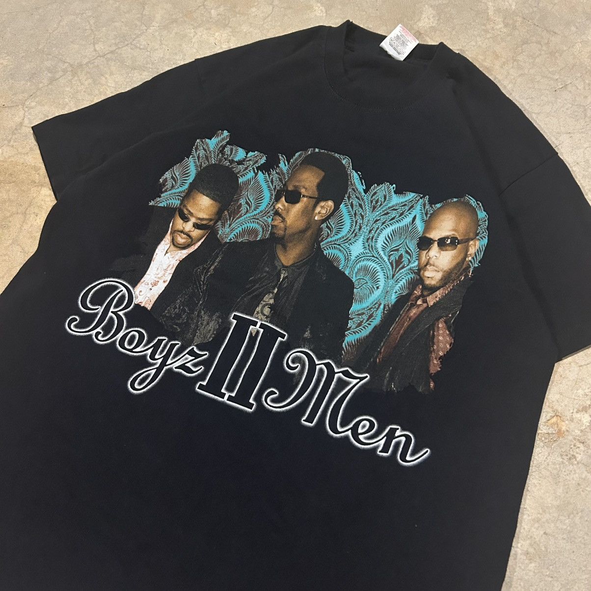 Rap Tees × Vintage Vintage 1990s Boyz II Men R&B Rap Tee Rare Size US L / EU 52-54 / 3 - 3 Thumbnail
