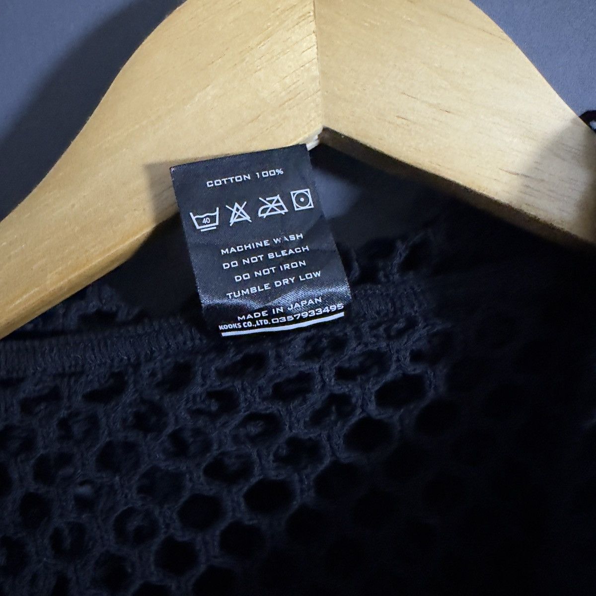 Number (N)ine SS04 Number (N)ine “Dream Baby Dream” Fishnet Mesh Hoodie Size US M / EU 48-50 / 2 - 3 Thumbnail