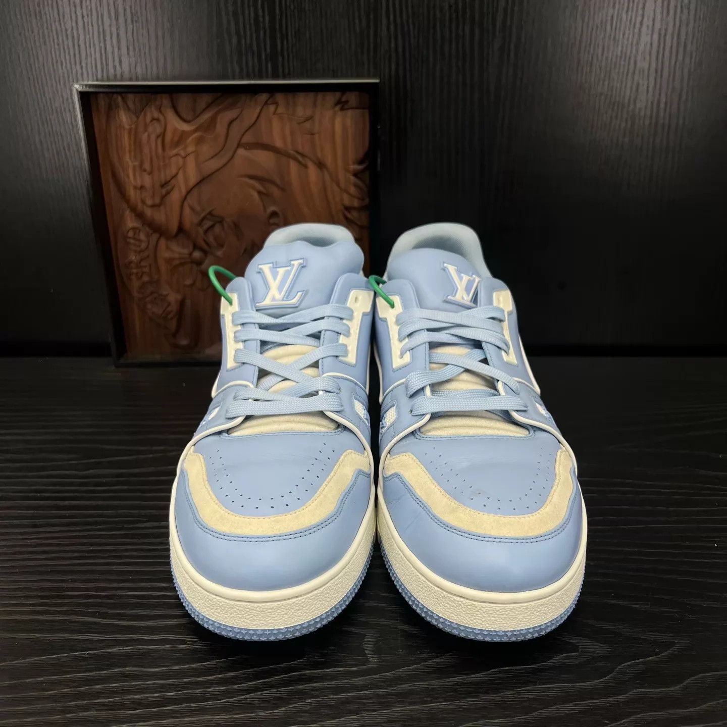 Louis Vuitton lv Trainer Sky Blue UK9/43 Near New Size US 10 / EU 43 - 7 Thumbnail