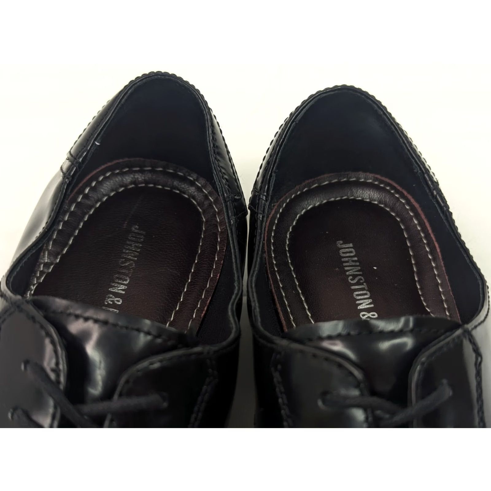Johnston & Murphy Johnston Murphy Algonquin Oxford Cap Toe Derby Loafer Black 10.5M Men Size ONE SIZE - 6 Thumbnail