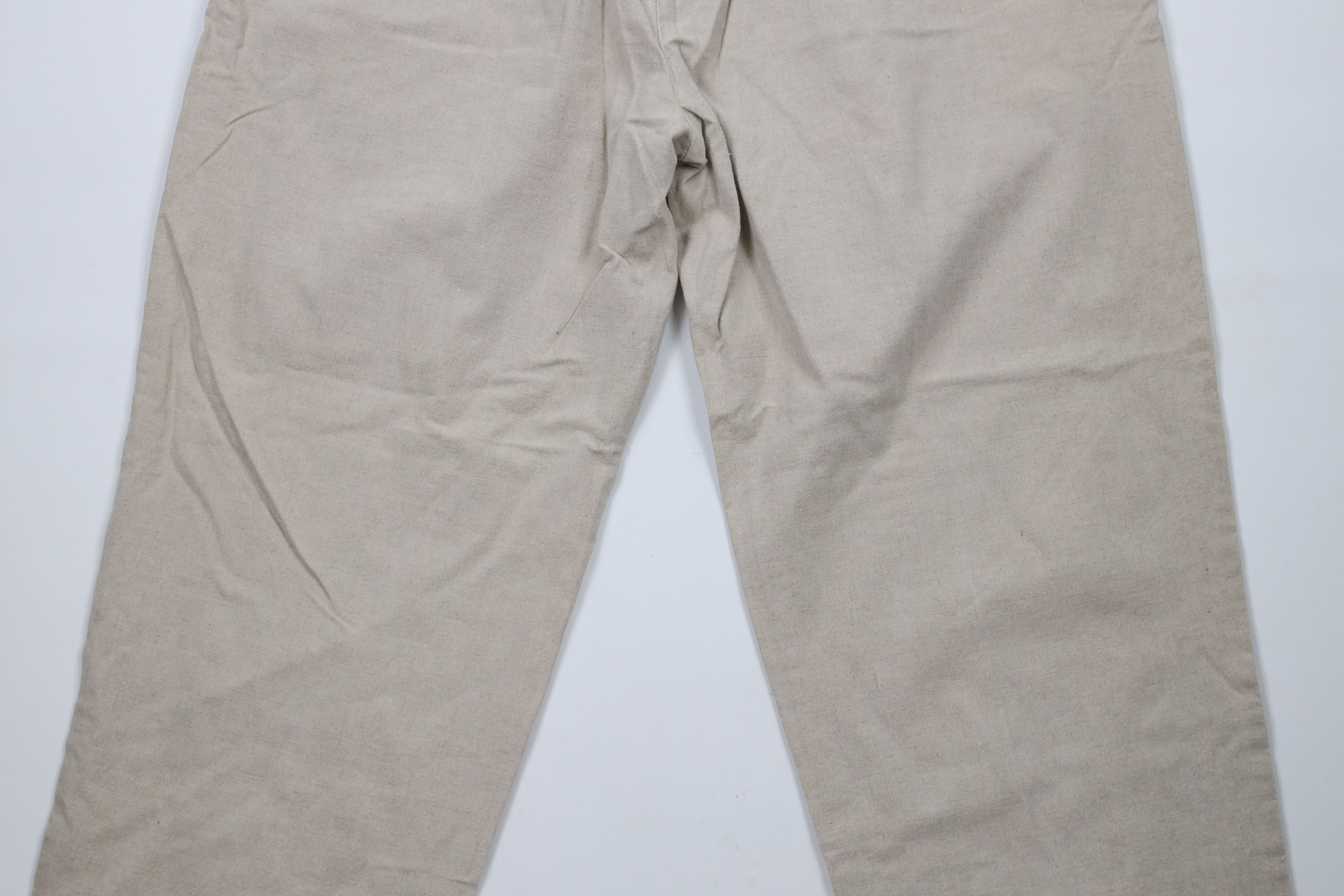 Vintage Vintage 90s Streetwear Pleated Cuffed Wide Leg Chino Pants Size US 38 / EU 54 - 10 Thumbnail