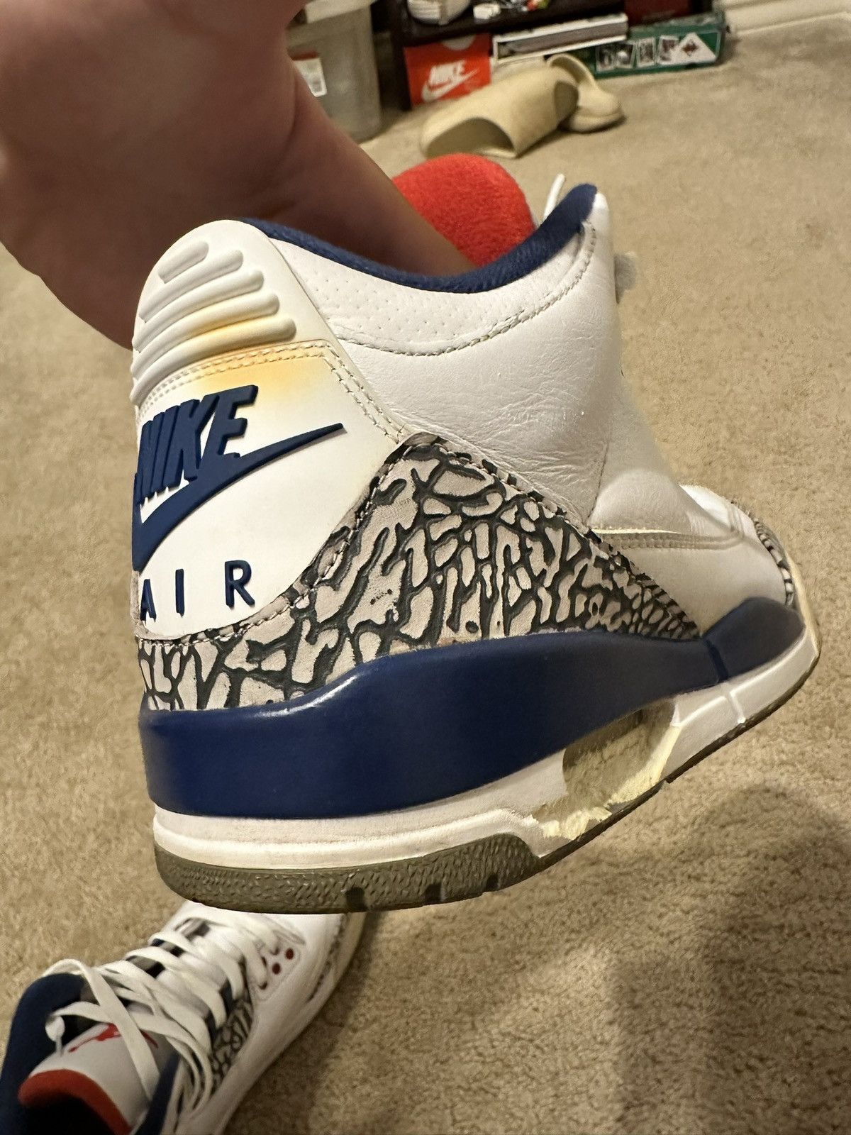 Jordan Brand × Nike Air Jordan 3 Retro OG ‘True Blue’ 2016 Size US 9 / EU 42 - 7 Thumbnail