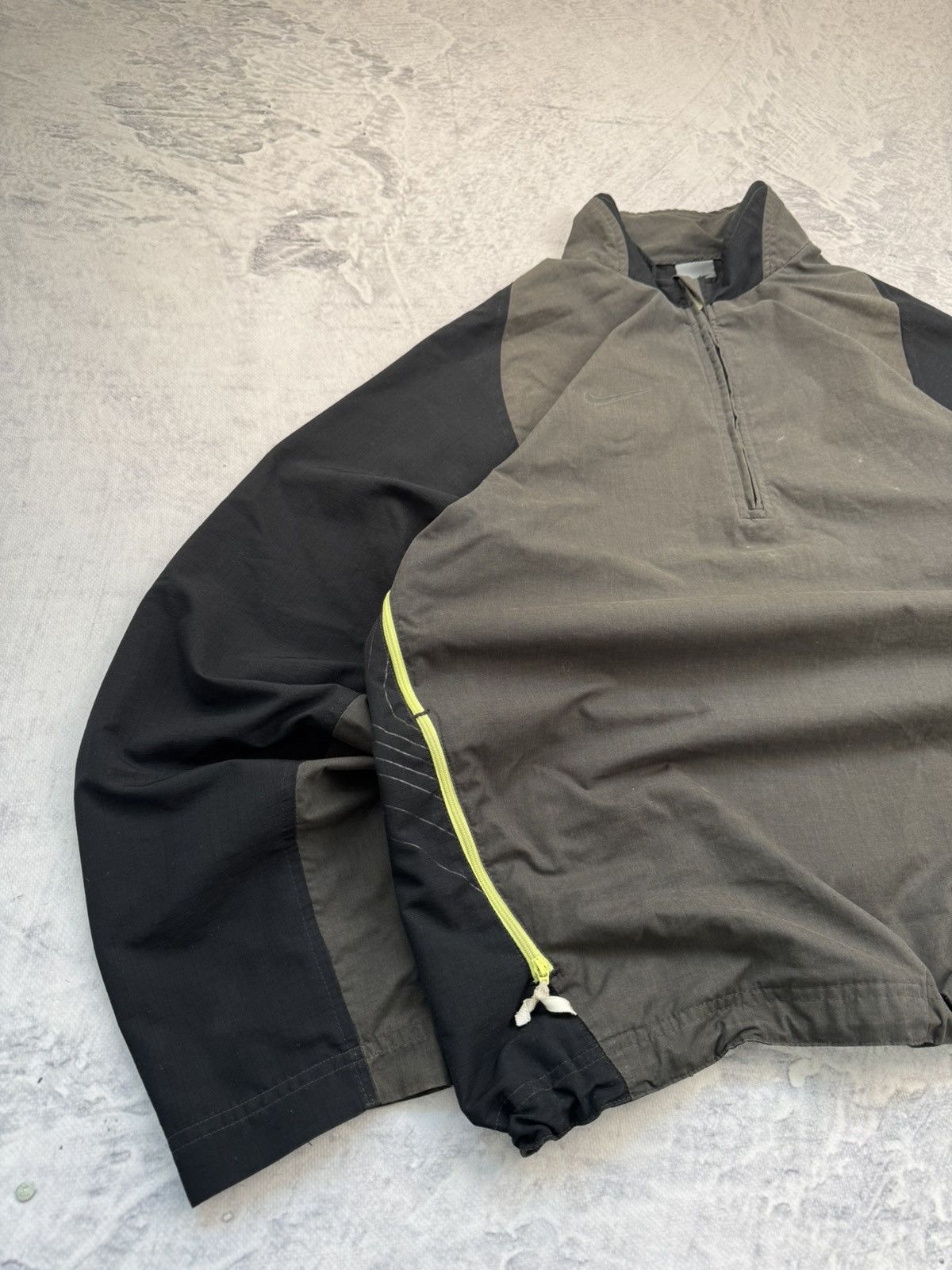 Nike × Vintage NIKE 1/3 ZIP NYLON VINTAGE LOGO OVERSIZE BOXY SWEATSHIRT Size US M / EU 48-50 / 2 - 4 Thumbnail