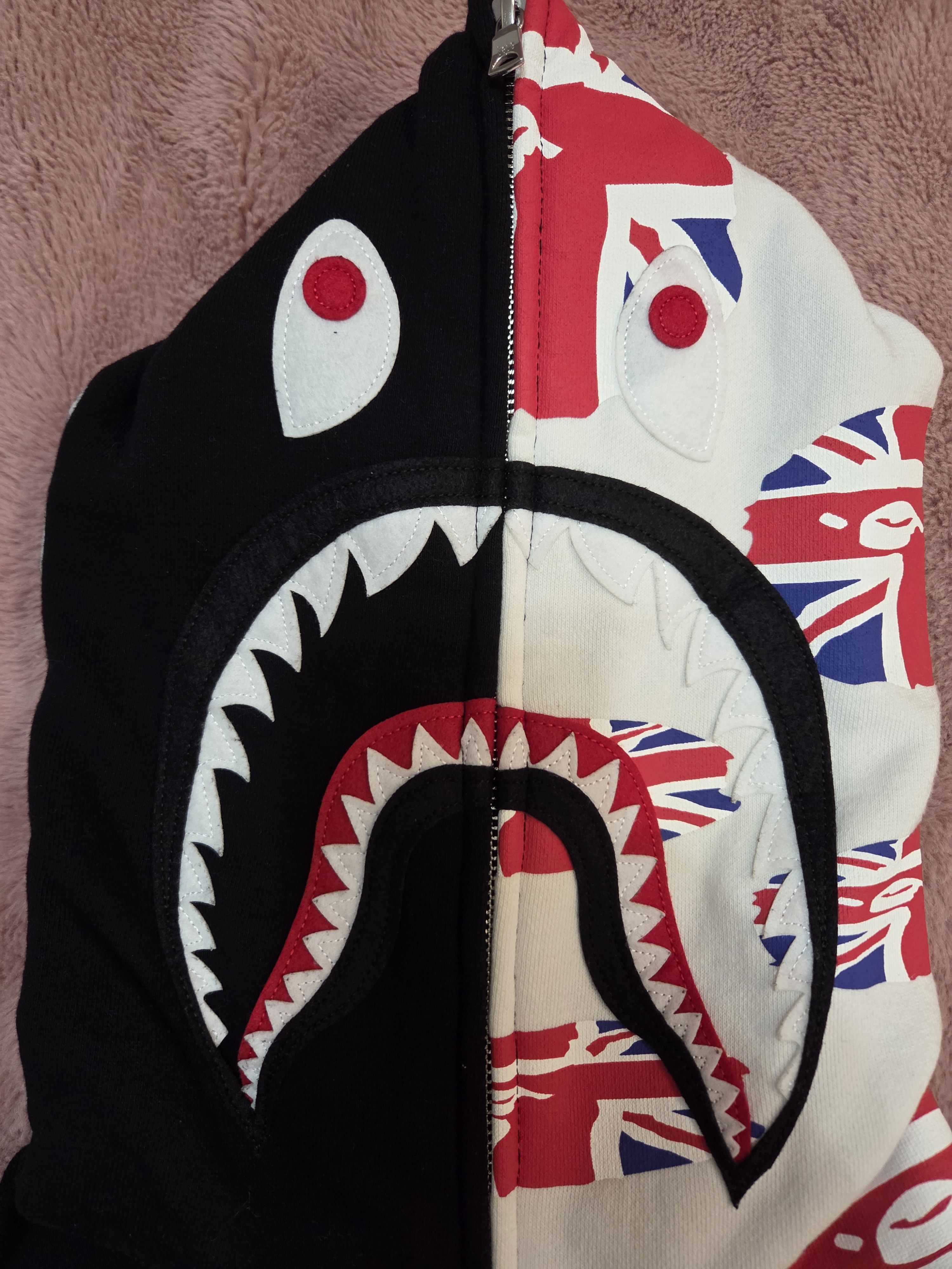 Bape A bathing ape Bape UK London shark hoodie Large Size US L / EU 52-54 / 3 - 5 Thumbnail
