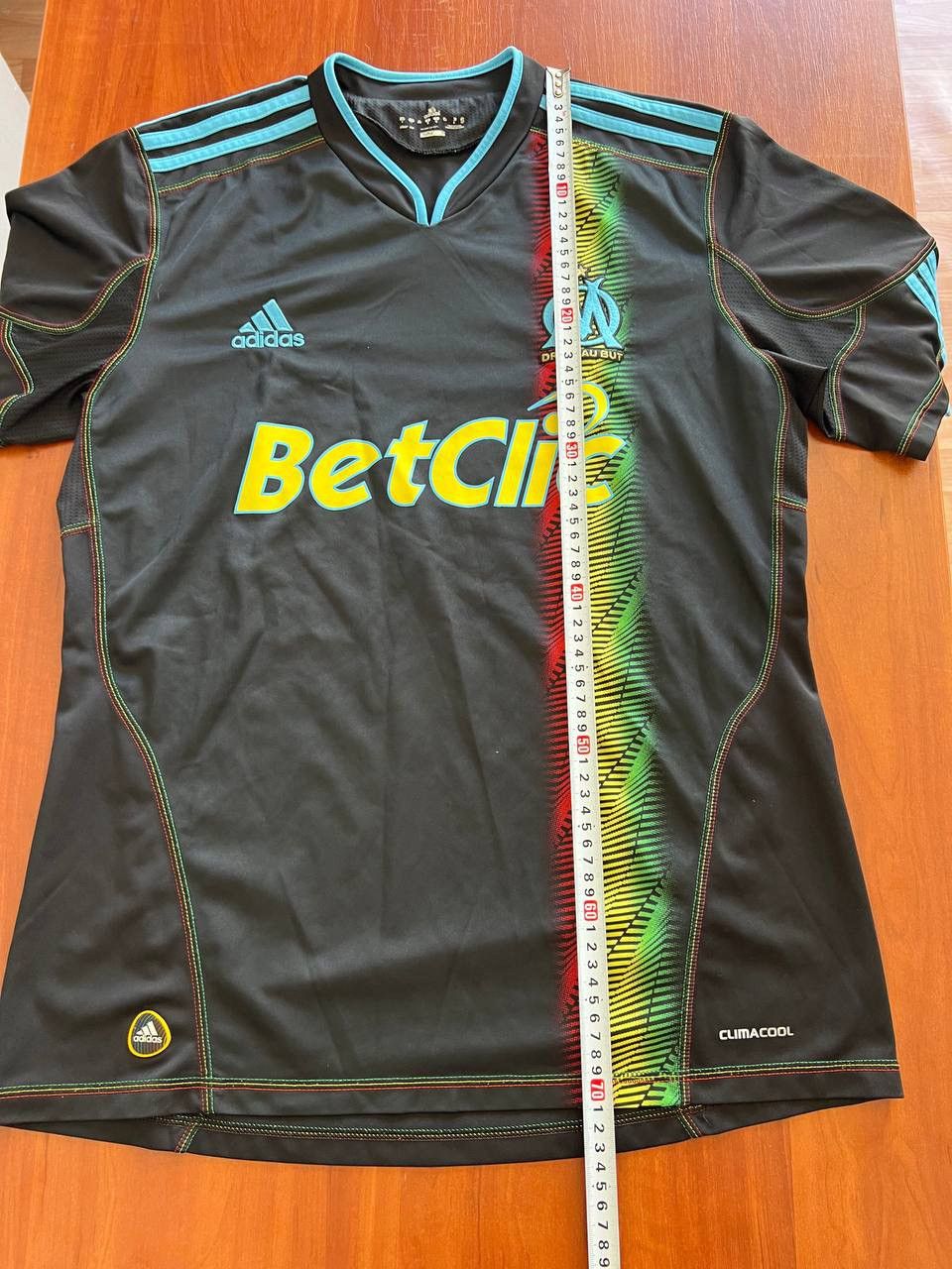 Adidas 2010/11 OLYMPIQUE MARSEILLE THIRD SOCCER JERSEY SHIRT ADIDAS Size US M / EU 48-50 / 2 - 12 Thumbnail