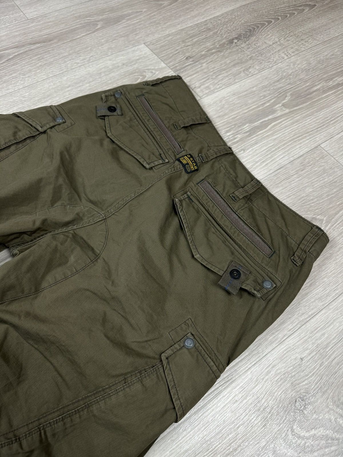 G-Star RAW G STAR Cargo Green Pants Joggers Vintage Size US 30 / EU 46 - 10 Thumbnail