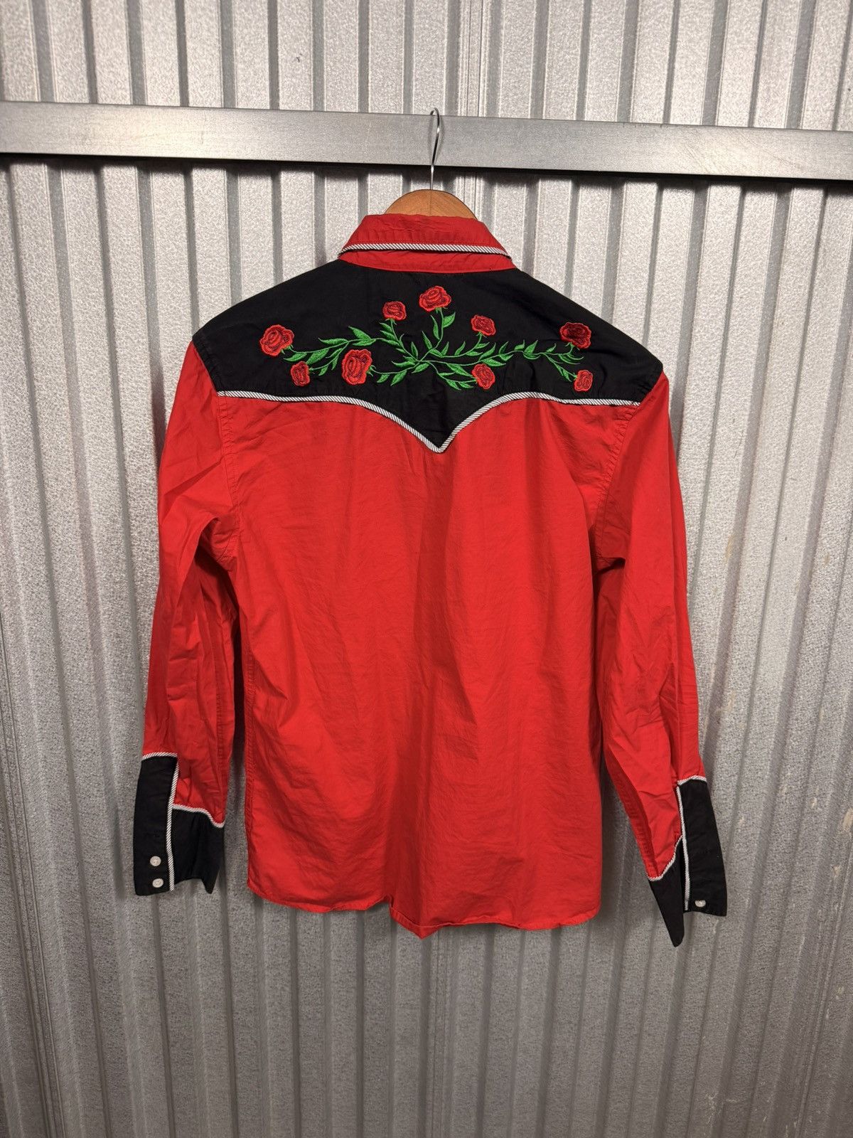 Other Coof Andy New Age Rose Embroidered Button Up Western Shirt Size US S / EU 44-46 / 1 - 7 Thumbnail