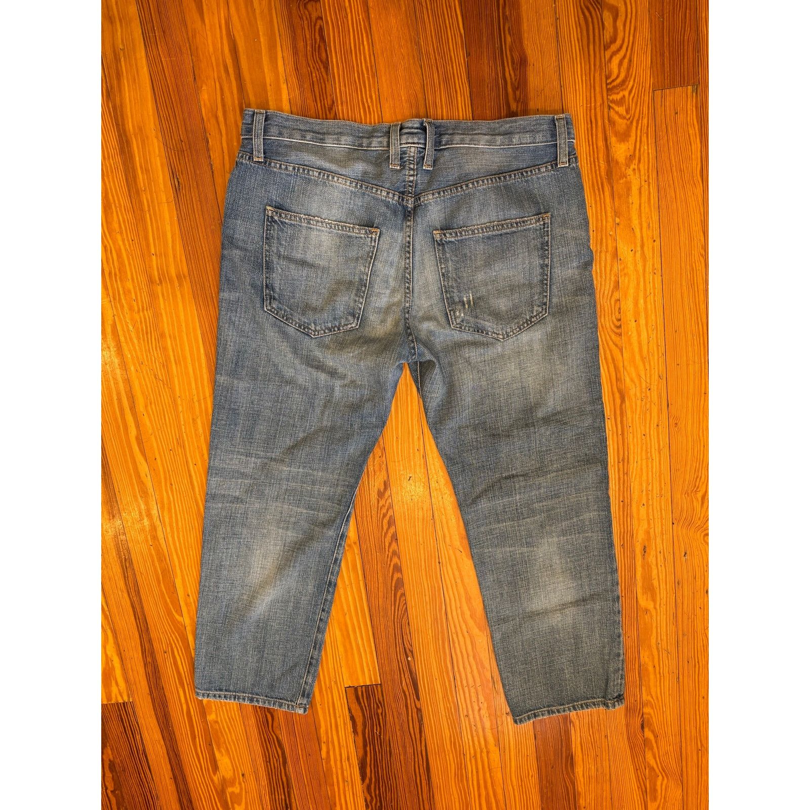 Current/Elliot Current Elliott The Boyfriend Straight Leg Jeans Sz 30 Size 30" / US 8 / IT 44 - 6 Thumbnail