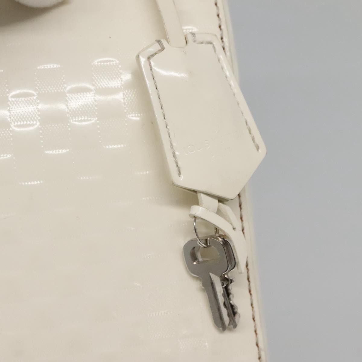 Louis Vuitton LOUIS VUITTON Damier Facet Speedy Cube PM Hand Bag White Size ONE SIZE - 10 Thumbnail