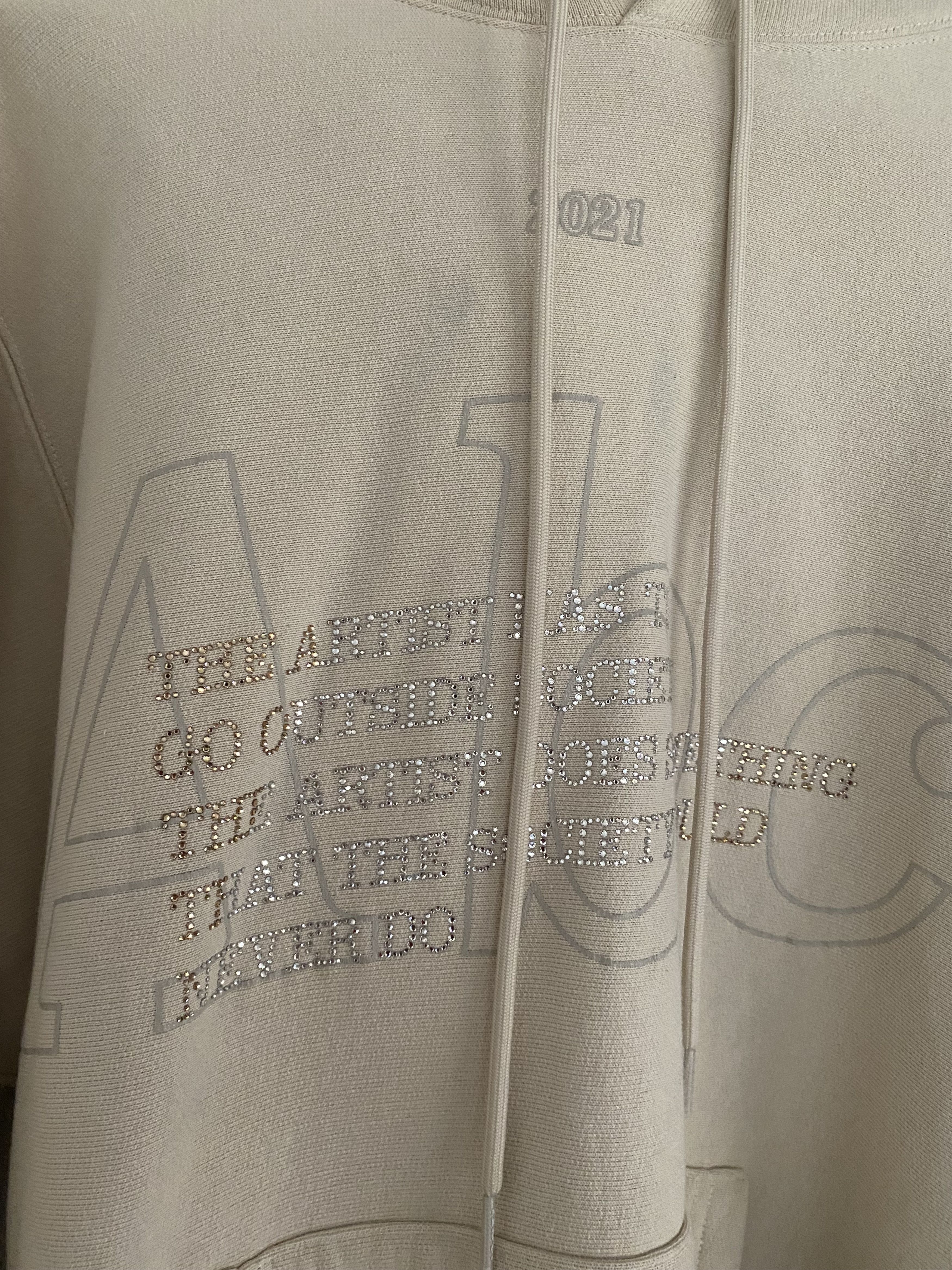 Advisory Board Crystals Abc. Artist Series 2021 Moonstone Grey Hoodie Size US L / EU 52-54 / 3 - 8 Thumbnail