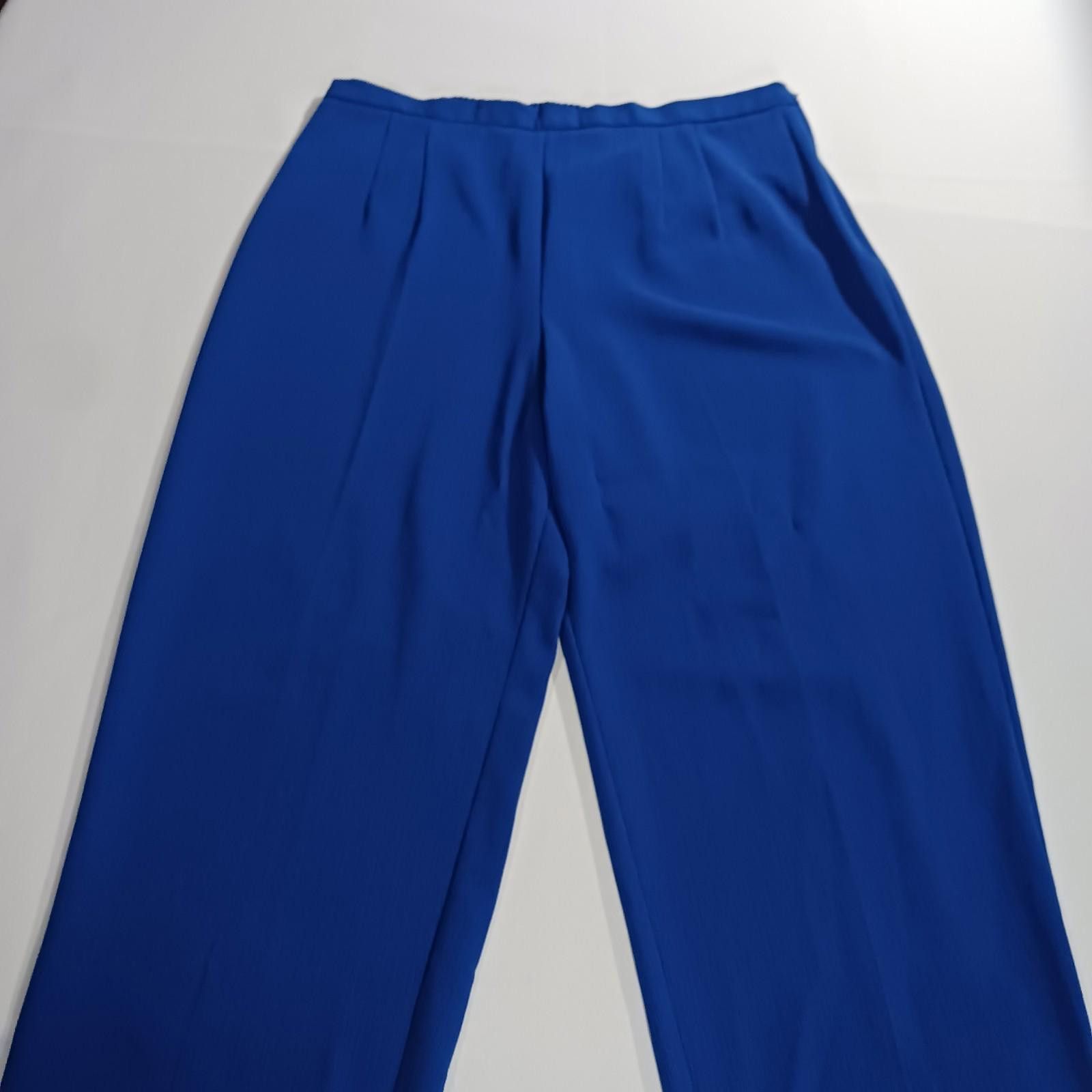 Other Sag Harbor RN#52438 Women's Blue High-Rise Pants Size 14P Size 36" / US 14 / IT 50 - 11 Thumbnail