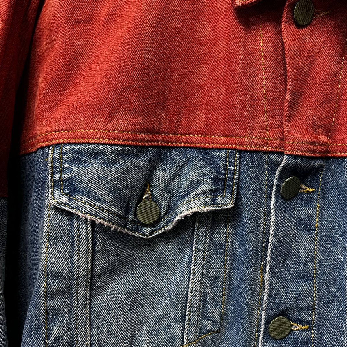 Palm Angels Palm Angels Vintage Denim Jacket With Bandana Motif Size US S / EU 44-46 / 1 - 6 Thumbnail
