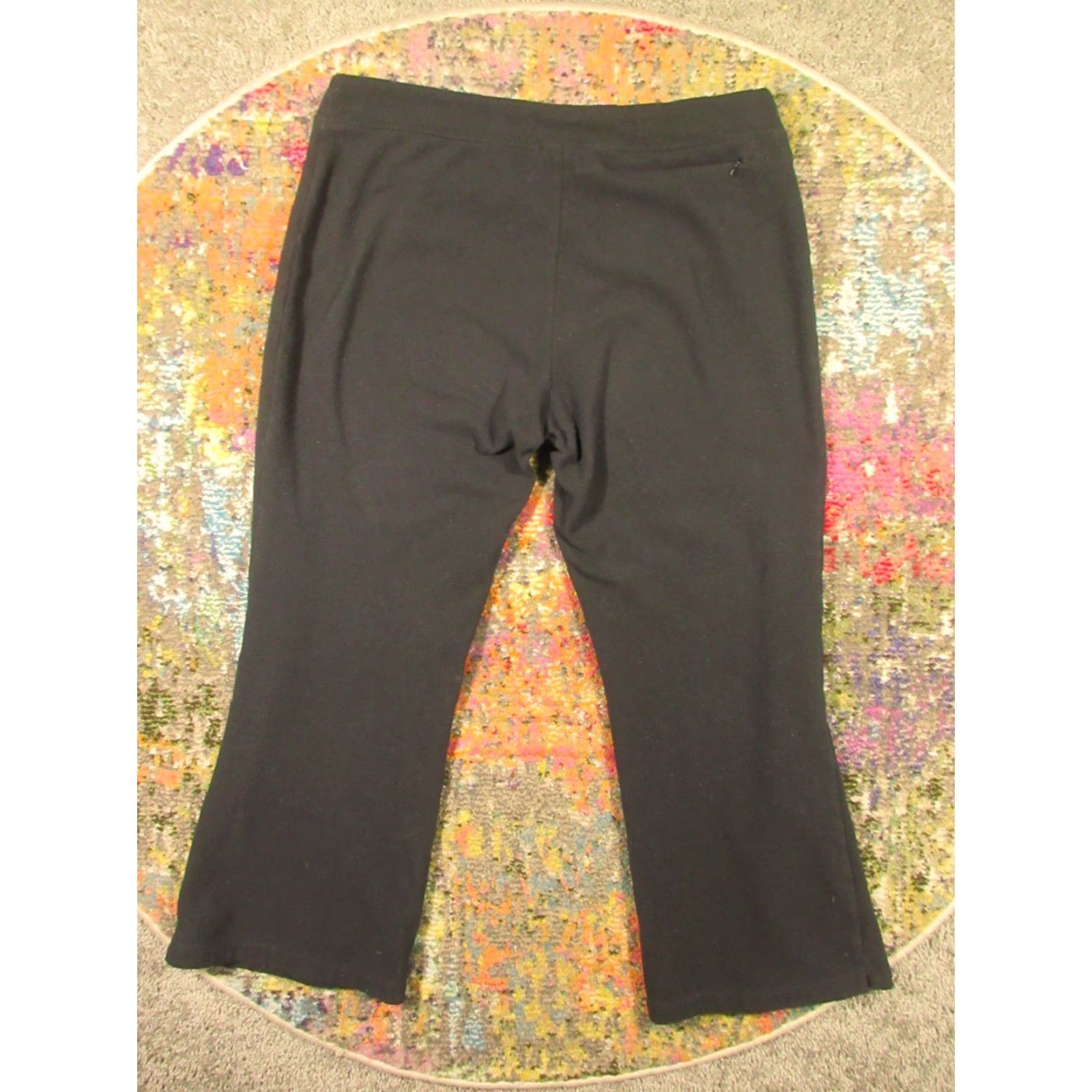 The North Face The North Face Womens Fleece Pants L Black Wide-Leg Sweatpants Casual Outdoor Lounge Size 36" / US 14 / IT 50 - 2 Thumbnail