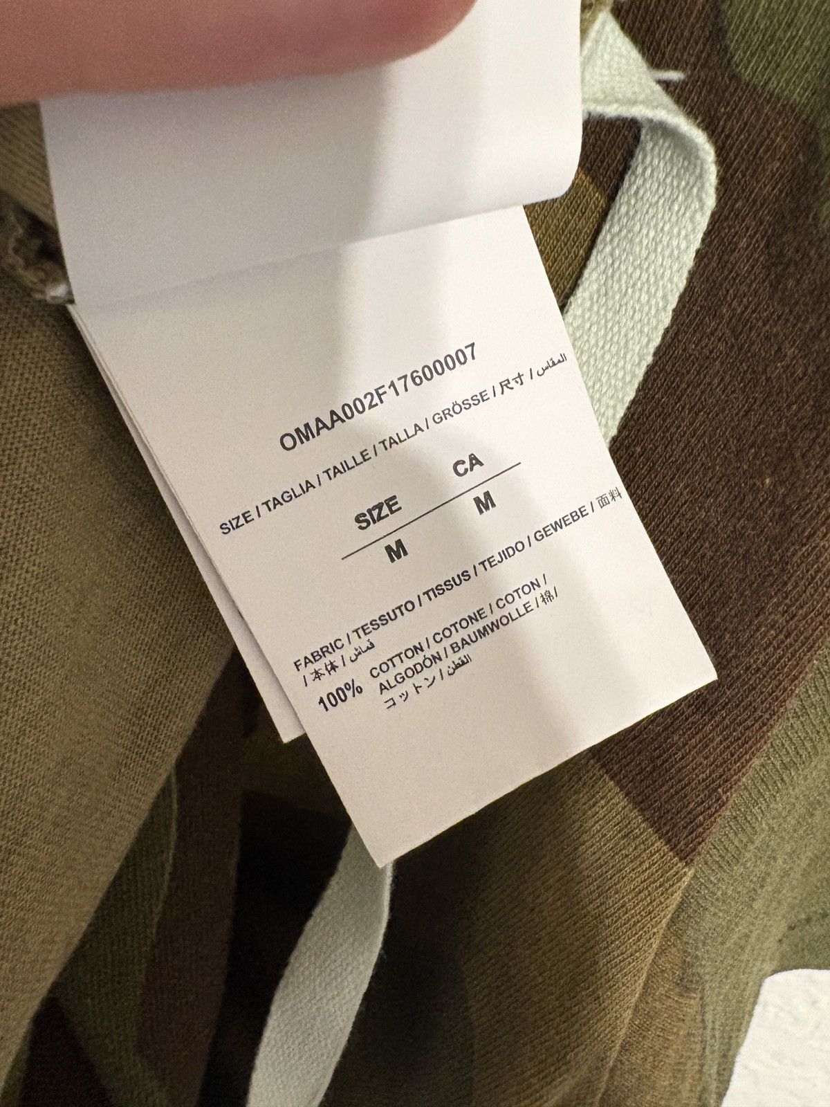 Off-White Off white Camouflage T-Shirt Size US M / EU 48-50 / 2 - 4 Thumbnail